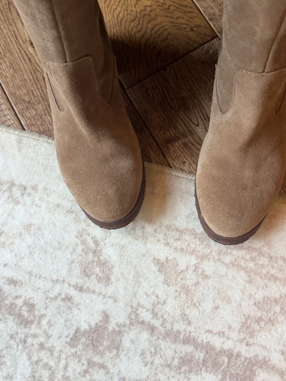 Vince Camuto Tan Suede Over-the-Knee Boots